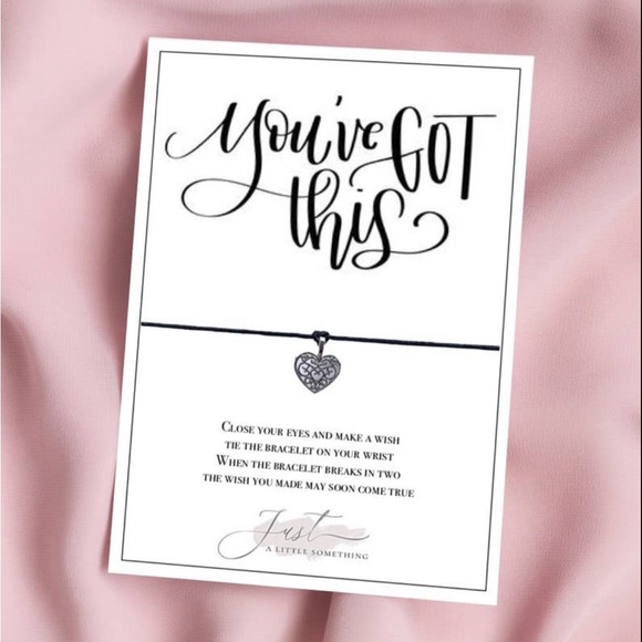 You Got This Inspirational Wish Bracelet - Small gift, big meaning - Heart - Picture 4 of 4